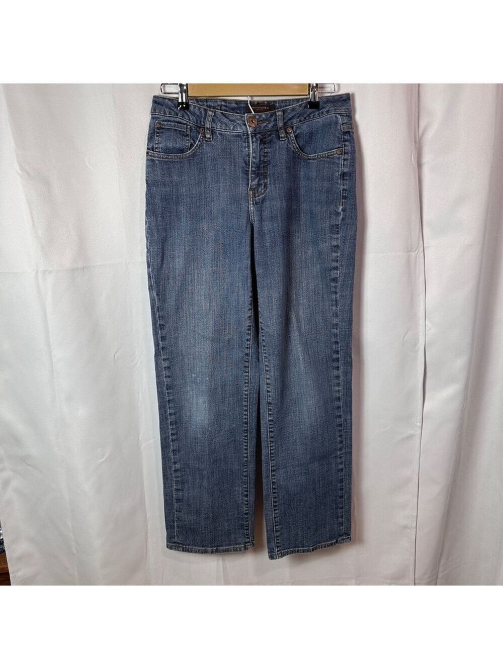 Christopher Blue Straight Leg Denim Jeans - Size 10